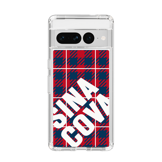 Slim Protection Case［ SINA COVA - Check - Red ］