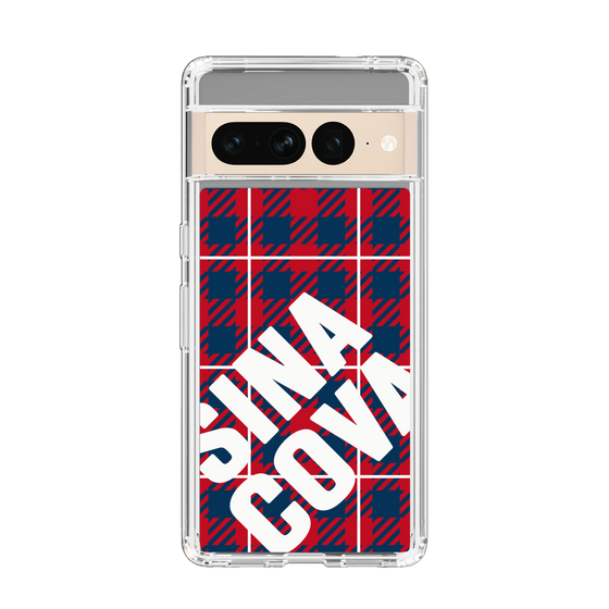 Slim Protection Case［ SINA COVA - Check - Red ］