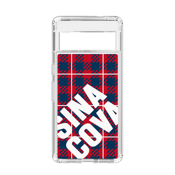 Slim Protection Case［ SINA COVA - Check - Red ］