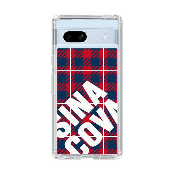Slim Protection Case［ SINA COVA - Check - Red ］