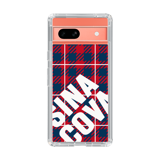 Slim Protection Case［ SINA COVA - Check - Red ］