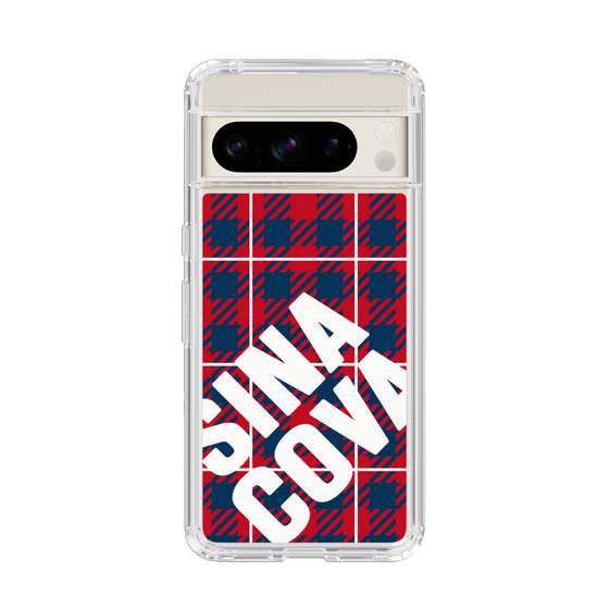 Slim Protection Case［ SINA COVA - Check - Red ］
