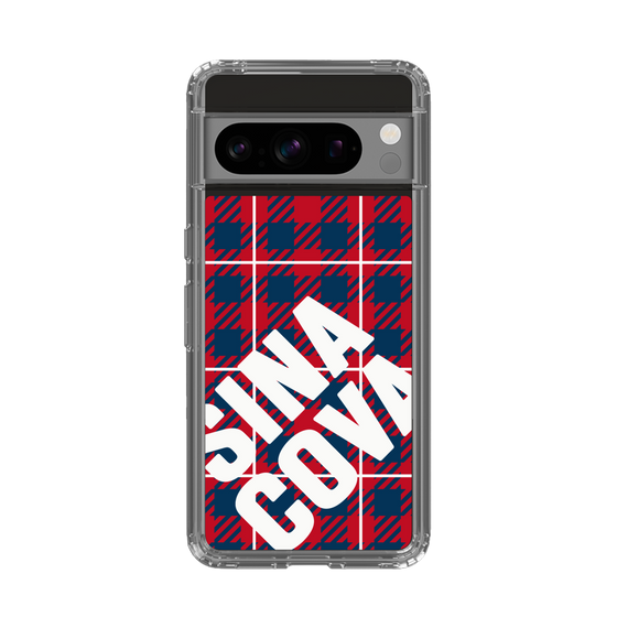 Slim Protection Case［ SINA COVA - Check - Red ］