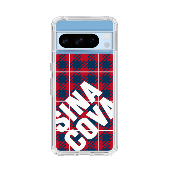 Slim Protection Case［ SINA COVA - Check - Red ］