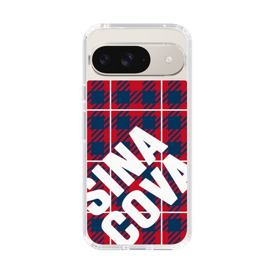 Slim Protection Case［ SINA COVA - Check - Red ］