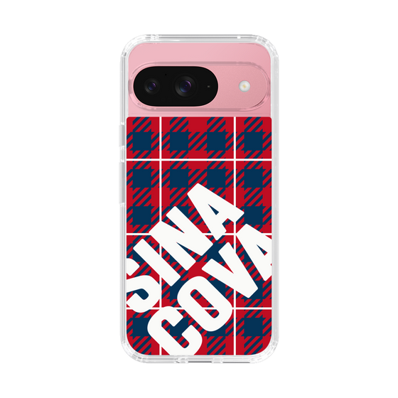 Slim Protection Case［ SINA COVA - Check - Red ］