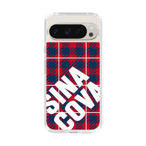 Slim Protection Case［ SINA COVA - Check - Red ］