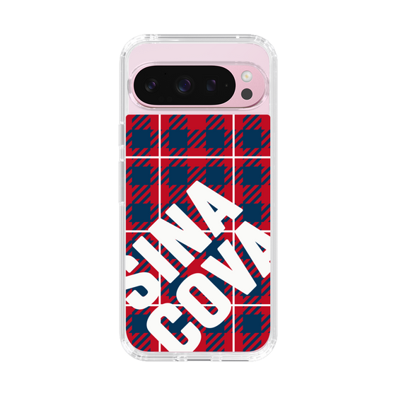 Slim Protection Case［ SINA COVA - Check - Red ］