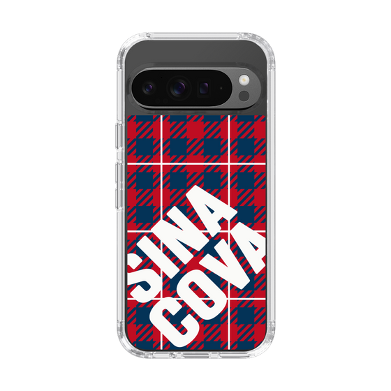 Slim Protection Case［ SINA COVA - Check - Red ］