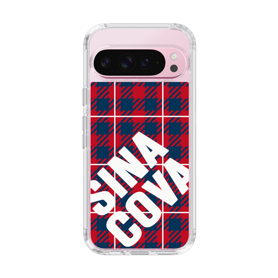 Slim Protection Case［ SINA COVA - Check - Red ］
