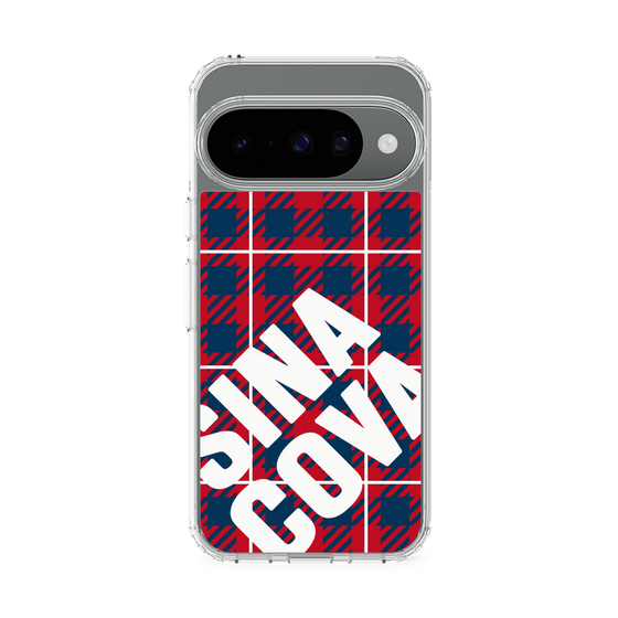 Slim Protection Case［ SINA COVA - Check - Red ］