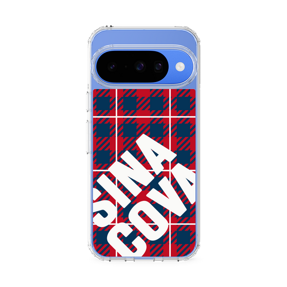 Slim Protection Case［ SINA COVA - Check - Red ］