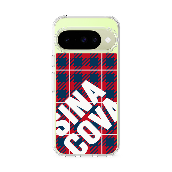 Slim Protection Case［ SINA COVA - Check - Red ］