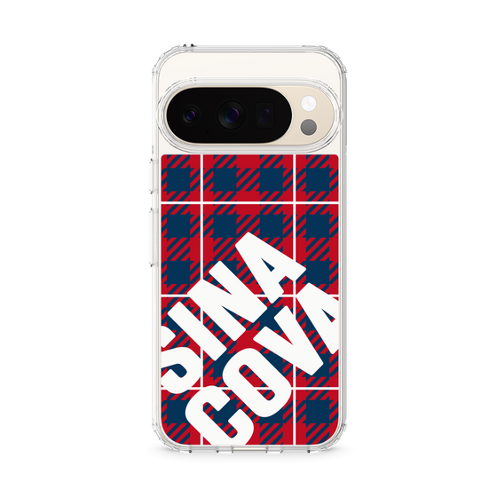 Slim Protection Case［ SINA COVA - Check - Red ］