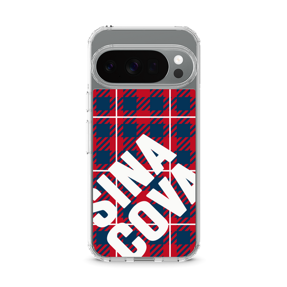 Slim Protection Case［ SINA COVA - Check - Red ］
