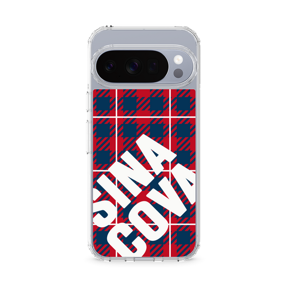 Slim Protection Case［ SINA COVA - Check - Red ］