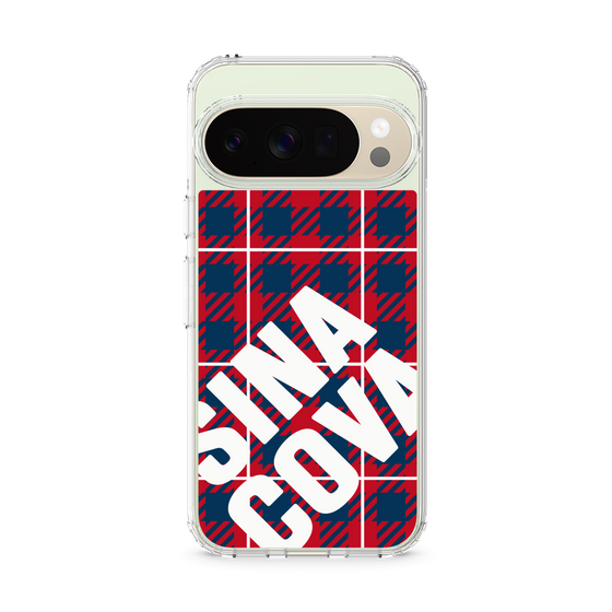 Slim Protection Case［ SINA COVA - Check - Red ］