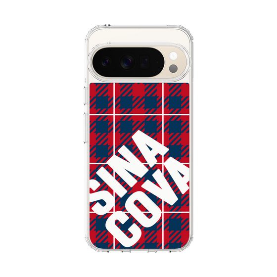 Slim Protection Case［ SINA COVA - Check - Red ］