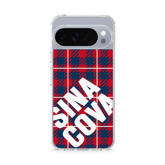 Slim Protection Case［ SINA COVA - Check - Red ］