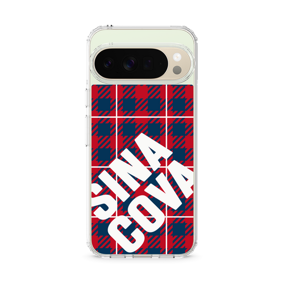 Slim Protection Case［ SINA COVA - Check - Red ］