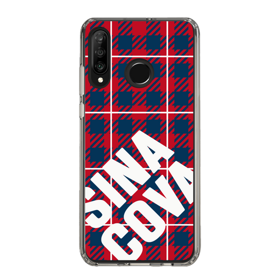 Slim Protection Case［ SINA COVA - Check - Red ］