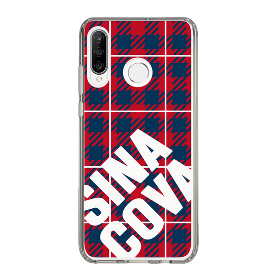 Slim Protection Case［ SINA COVA - Check - Red ］