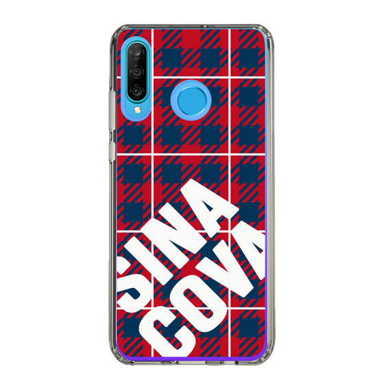 Slim Protection Case［ SINA COVA - Check - Red ］
