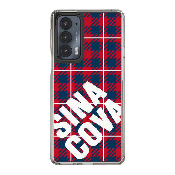 Slim Protection Case［ SINA COVA - Check - Red ］