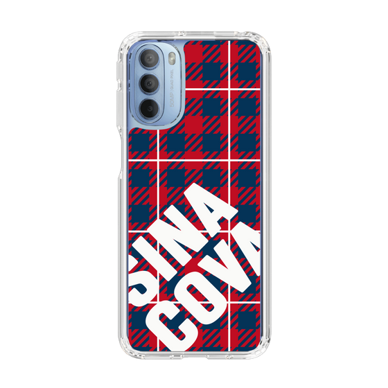 Slim Protection Case［ SINA COVA - Check - Red ］