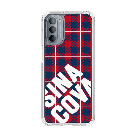Slim Protection Case［ SINA COVA - Check - Red ］