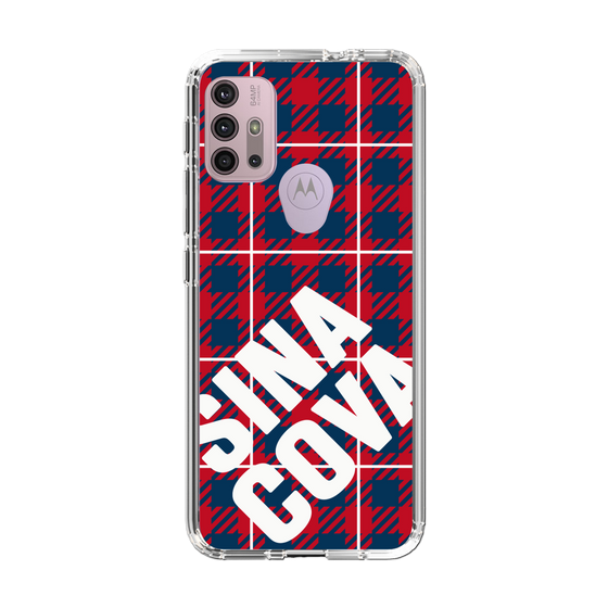 Slim Protection Case［ SINA COVA - Check - Red ］