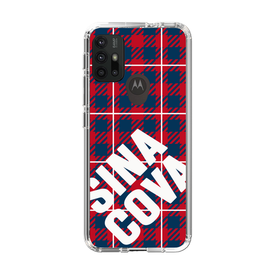 Slim Protection Case［ SINA COVA - Check - Red ］