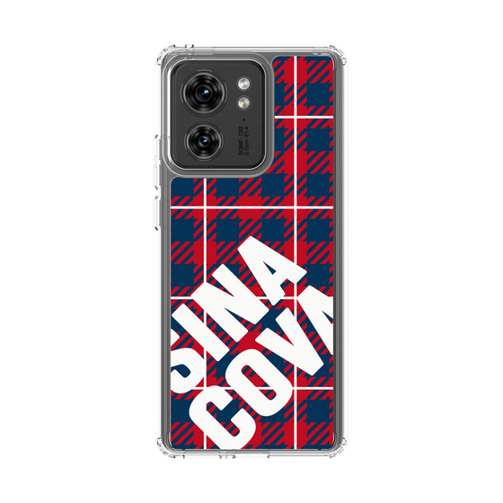 Slim Protection Case［ SINA COVA - Check - Red ］