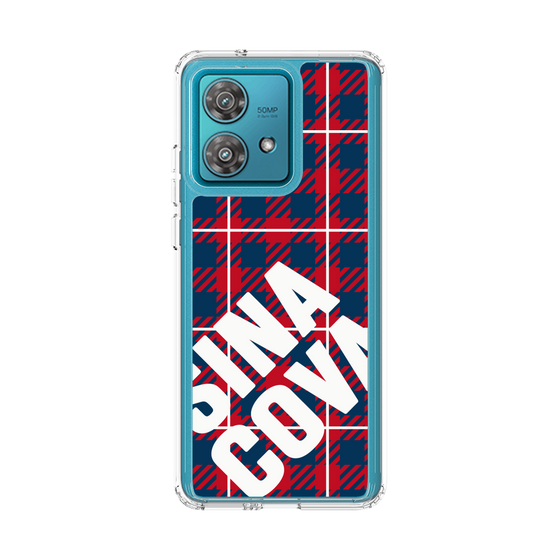 Slim Protection Case［ SINA COVA - Check - Red ］
