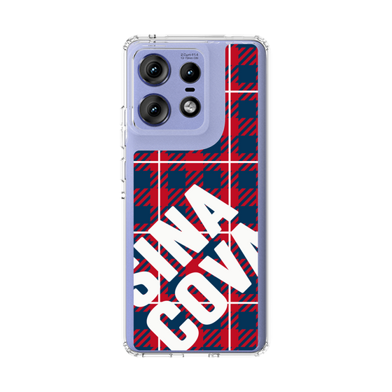 Slim Protection Case［ SINA COVA - Check - Red ］