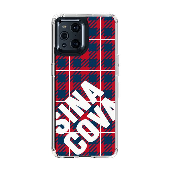 Slim Protection Case［ SINA COVA - Check - Red ］