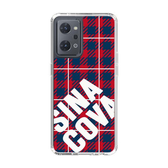 Slim Protection Case［ SINA COVA - Check - Red ］