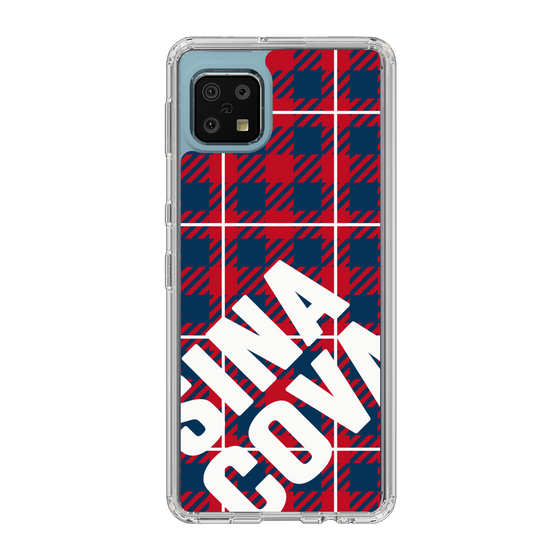 Slim Protection Case［ SINA COVA - Check - Red ］