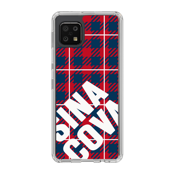 Slim Protection Case［ SINA COVA - Check - Red ］