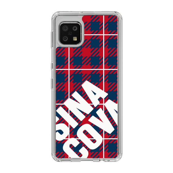 Slim Protection Case［ SINA COVA - Check - Red ］