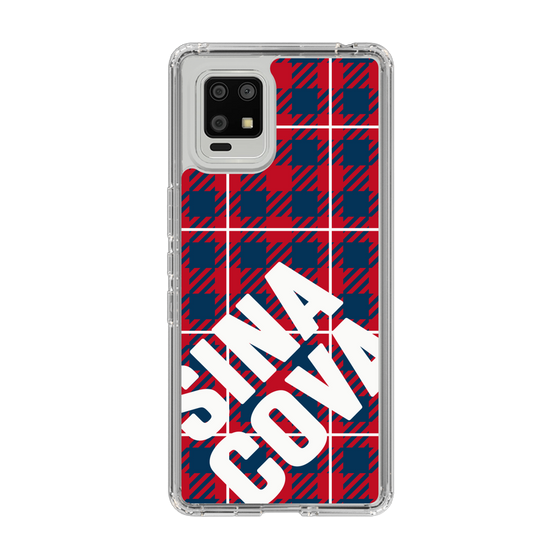 Slim Protection Case［ SINA COVA - Check - Red ］