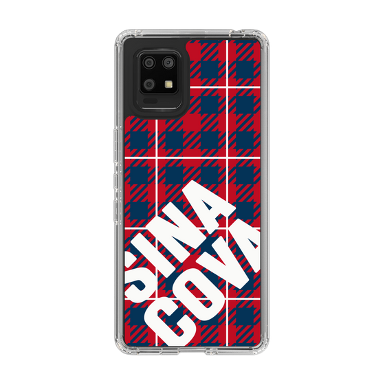 Slim Protection Case［ SINA COVA - Check - Red ］