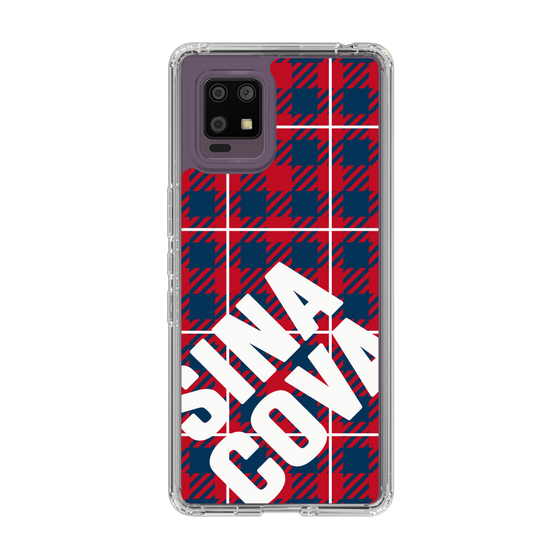Slim Protection Case［ SINA COVA - Check - Red ］
