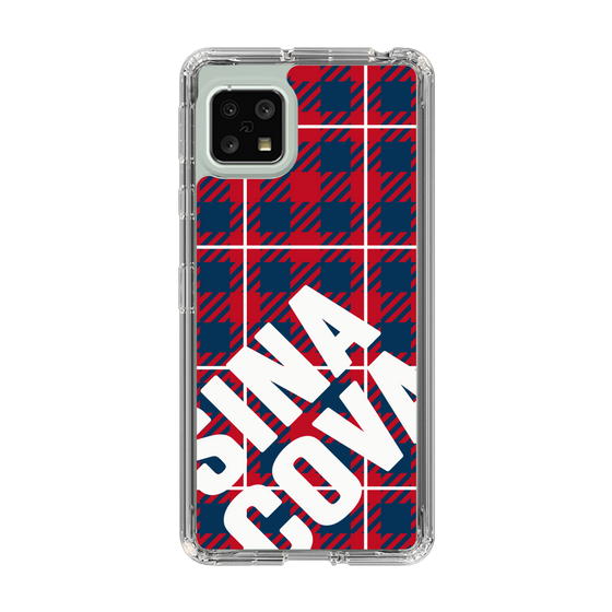 Slim Protection Case［ SINA COVA - Check - Red ］