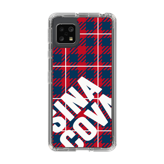 Slim Protection Case［ SINA COVA - Check - Red ］