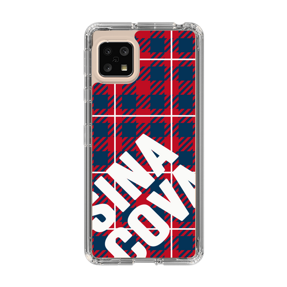 Slim Protection Case［ SINA COVA - Check - Red ］