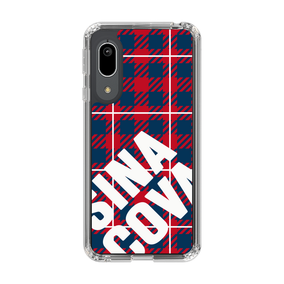Slim Protection Case［ SINA COVA - Check - Red ］