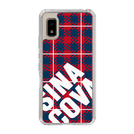 Slim Protection Case［ SINA COVA - Check - Red ］