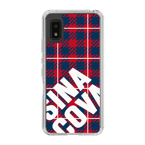 Slim Protection Case［ SINA COVA - Check - Red ］