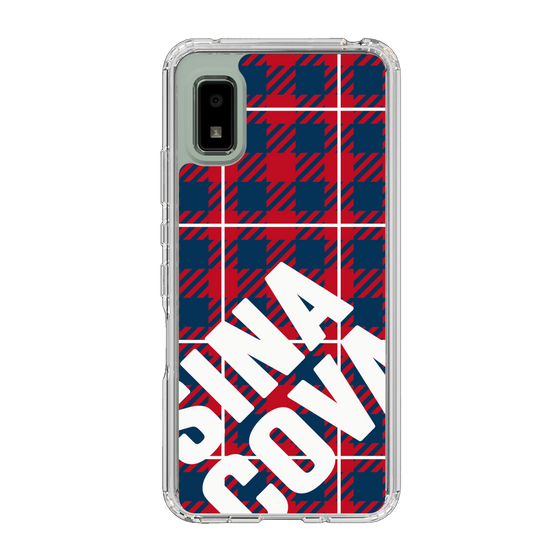 Slim Protection Case［ SINA COVA - Check - Red ］